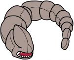 2017 alternate_species ambiguous_gender annelid arthropod brown_body bugdex crossover digital_drawing_(artwork) digital_media_(artwork) dune_(series) eyes_closed fakemon fangs feral full-length_portrait generation_1_pokemon grey_body nintendo onix open_mouth pokemon pokemon_(species) portrait ricky_hoffman sandworm segmented sharp_teeth simple_background solo teeth toony uniped white_background worm