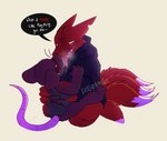 Rating: e
ID: 4488438
Date: 2023-12-22 21:17:17 -0500
Status: active
Score: 157
after_kiss anthro big_dom_small_sub bite bite_mark bite_mark_on_shoulder black_clothing blood blood_drip blood_on_back blood_on_shoulder blood_on_teeth blush bodily_fluids bottomless breath brown_body brown_fur canid canine claw_marks claws cloak clothed clothing clothing_grab cult_of_the_lamb dialogue dirty_talk dominant dripping duo ears_back ectoplasmhell english_text eye_contact fox fox_(cult_of_the_lamb) fur fuzzy grabbing_partner hi_res holding_partner kissing kneeling looking_at_another looking_pleasured male male/male mammal massive_monster_(studio) multi_tail murid murine narrowed_eyes notched_ear on_ground on_lap open_mouth open_smile orange_body orange_fur pantsless pivoted_ears predator/prey rat ratau_(cult_of_the_lamb) red_eyes rodent saliva saliva_drip saliva_on_tongue scratch scratch_mark scratches scratching sharp_teeth shirt shoulder_bite signature simple_background size_difference smile speech_bubble tail teeth text tongue tongue_out topwear torn_clothing whiskers white_background wounded post #4488438