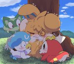 Rating: e
ID: 4424164
Date: 2023-11-19 13:11:59 -0500
Status: active
Score: 90
ambiguous_gender anthro biped blush bodily_fluids detailed_background female fuecoco fur generation_9_pokemon genital_fluids genitals green_body green_fur group hi_res nettsuu nintendo open_mouth orange_body orange_fur pawmot pokemon pokemon_(species) pussy quaxly red_body red_eyes spiral_eyes sprigatito vaginal_fluids post #4424164