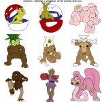 1:1 2011 animal_genitalia anthro balls breasts brown_balls cubone cursed_image electrode_(pokemon) exeggcute exeggutor female fully_sheathed generation_1_pokemon genitals group gynomorph hitmonchan hitmonlee ignatius_husky intersex lickitung long_tongue marowak mask nintendo nipples pokemon pokemon_(species) pokemorph sheath simple_background skull_mask solo tongue tongue_out voltorb white_background