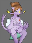 Rating: q
ID: 4011370
Date: 2023-04-24 02:23:58 -0400
Status: active
Score: 16
2_fingers after_transformation alternate_species anthro aroused aroused_face aroused_smile big_breasts blush breast_fondling breast_play breasts brown_hair brown_nose clothing ear_piercing ear_ring enjoying erect_nipples eyelashes female fingers fondling fur generation_5_pokemon green_eyes grey_background hair hand_on_breast hand_on_leg hand_on_thigh holding_breast huge_breasts ivanks looking_down looking_pleasured lust_transformation mammal mienshao nintendo nipples no_pupils nude open_mouth piercing pokemon pokemon_(species) pokemon_professor professor_aurea_juniper pubes purple_body purple_fur ring_piercing self_fondle short_hair simple_background sitting smile snout solo species_transformation tail teeth torn_clothing transformation transformation_through_magic whiskers post #4011370