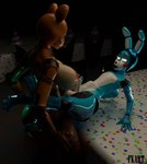 3d_(artwork) anal anal_penetration animatronic big_dom_small_sub blender_cycles bonnie_(fnaf) bulge digital_media_(artwork) dominant duo eye_roll female femboy five_nights_at_freddy's freddy_(fnaf) freekiller genitals glowing glowing_body_parts glowing_eyes hands_on_hips hands_on_table hi_res intersex intersex/male legs_around_waist lips machine male metallic_body penetration penis robot scottgames size_difference