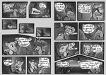 absurd_res anthro borzoi canid canine canis clothed clothing comic digital_media_(artwork) dobermann domestic_dog english_text felid female fur group guitar halcyon_(series) hi_res hunting_dog lion lost_andsafe male mammal monochrome musical_instrument pantherine pinscher plucked_string_instrument quinlan_(halcyon) sighthound smile snout_(halcyon) string_instrument text vehicle wendover_(halcyon) white_body white_fur