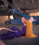 Rating: q
ID: 5457470
Date: 2025-03-26 08:06:09 -0400
Status: active
Score: 24
anthro big_butt big_ears bodysuit butt chip_'n_dale_rescue_rangers clothing disney eyelashes eyewear eyewear_on_head female fur gadget_hackwrench goggles goggles_on_head hi_res hongikko looking_at_viewer looking_back looking_back_at_viewer lying mammal mouse murid murine on_side pink_nose purple_bodysuit purple_clothing purple_eyes purple_skinsuit rear_view rodent skinsuit solo tan_body tan_fur thick_thighs tight_clothing wide_hips post #5457470