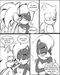 absurd_res anthro archie_comics blush breasts canon_couple chipmunk comic dawnelle dialogue digital_media_(artwork) duo english_text eulipotyphlan female fur ground_squirrel hair hedgehog hi_res male male/female mammal nipples rodent sally_acorn sciurid sega slice_of_life sonic_the_hedgehog sonic_the_hedgehog_(archie) sonic_the_hedgehog_(comics) sonic_the_hedgehog_(series) straddling text tree_squirrel virgin