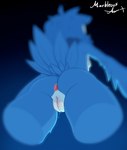 Rating: e
ID: 5656356
Date: 2025-06-20 18:55:29 -0400
Status: pending
Score: 40
anthro anus avian blue_body blue_butt blue_feathers blue_tail blue_vulva blurred_background blush bodily_fluids body_blush breasts butt butt_focus countershade_butt countershade_crotch countershade_torso countershading dark_background dripping feathers female genital_fluids genital_focus genitals innie_vulva low-angle_view marbleous martlet_(undertale_yellow) pink_anus presenting presenting_anus presenting_hindquarters presenting_vulva pseudo_hair rear_view simple_background solo tail tail_feathers thick_thighs undertale_yellow vaginal_fluid_drip vaginal_fluid_string vaginal_fluids vulva vulva_blush vulva_focus winged_arms wings worm's-eye_view post #5656356