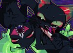 Rating: s
ID: 4974105
Date: 2024-08-09 07:30:43 -0400
Status: active
Score: 10
2023 2_tongues black_body black_fur blood blood_on_knife bodily_fluids dada-sama domestic_cat duo ear_hands felid feline felis fur glitch green_ears knife knife_to_throat kobayashi_(neko_no_teach-kun) lagomorph leporid male mammal multi_tongue multicolored_ears multicolored_sclera multicolored_tongue neko_no_teach-kun oyasaioni9 purple_tongue rabbit sharp_teeth teeth tongue tongue_out two_tone_ear two_tone_tongue viiiii_82 post #4974105