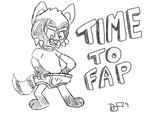 3_toes 4:3 barefoot bite biting_lip canid canine clothing danfitz29 danny_tanuki english_text feet hand_in_underwear humor male mammal monochrome raccoon_dog shirt sketch solo tanuki text toes topwear underwear