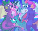 absurd_res anal anal_penetration bisexual bodily_fluids breasts butt collar cum cum_in_mouth cum_inside dragonpone female forked_tongue friendship_is_magic genital_fluids genitals green_body green_scales group hasbro hi_res leash long_tongue male male/female male/male male_penetrated mlp_g1 mlp_g2 mlp_g3 mlp_g4 mlp_g5 my_little_pony my_little_pony:_a_new_generation my_little_pony_'n_friends my_little_pony_(1997) my_little_pony_(2003) nipples object_in_ass oral past_meets_present pegging penetration penis penis_tickle pink_body pink_scales princess_silver_swirl's_baby_dragon_friend purple_body purple_scales scales semi-selfcest sex sex_toy sex_toy_in_ass sex_toy_insertion sex_toy_penetration sparky_sparkeroni_(mlp) spike_(mlp) spike_(mlp_g3) square_crossover tongue toying_partner wings