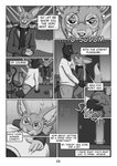 absurd_res anthro canid canine comic dialogue digital_drawing_(artwork) digital_media_(artwork) english_text eyewear felid fennec_fox fox glasses greyscale hi_res levi_esthersson male male/male mammal monochrome nightclub speech_bubble text true_fox wasylthefox