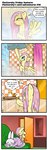 4koma angel_(mlp) bathing bathroom blush cloud comic cross-popping_vein cutie_mark dotted_line dotted_outline duo english_text equid equine feathered_wings feathers female feral fluttershy_(mlp) four_frame_image four_frame_sequence friendship_is_magic hair hasbro hi_res iconography inner_monologue interrupted_speech mammal my_little_pony mythological_creature mythological_equine mythology noticing one_page_comic pegasus pencils_(artist) pink_hair raincloud raining shower showering solo_focus text thinking thought_bubble towel wet wet_body wet_hair wings yellow_body