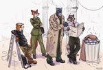 Rating: s
ID: 3023638
Date: 2021-11-13 17:15:43 -0500
Status: active
Score: 63
2021 absurd_res anthro bag belt black_body black_fur blacksad bottomwear breasts brown_body brown_fur canid canine cigarette cigarette_in_mouth clothed clothing coat collared_shirt crossed_arms crossover domestic_cat dress_shirt felid feline felis female footwear fox fur grey_body grey_fur group hat headgear headwear hi_res holding_lighter holding_newspaper holding_object howard_lotor jacket jackiry john_blacksad ladder least_weasel lighter lighting_cigarette looking_at_another male mammal markings mustelid musteline necktie newspaper object_in_mouth pants procyonid raccoon reading reading_newspaper red_body red_fur renee_wilson ring_(marking) ringed_tail shirt shoes signature smoking smoking_cigarette standing striped_markings striped_tail stripes tail tail_markings tails_noir topwear trash_can trenchcoat true_musteline weasel weekly post #3023638
