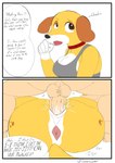 absurd_res anthro anthro_penetrated anthrofied anus balls big_butt bodily_fluids butt canid canine canis clothed clothing comic cum cum_in_pussy cum_inside dialogue domestic_dog duo ejaculation english_text female female_penetrated from_front_position fur genital_fluids genitals hi_res human human_on_anthro human_penetrating human_penetrating_anthro instant_loss_2koma interspecies male male/female male_human male_penetrating male_penetrating_female mammal martha_lorraine martha_speaks mating_press meme penetration penile penile_penetration penis penis_in_pussy pussy sex speech_bubble tail text toonarscontent vaginal vaginal_fluids vaginal_penetration what_is_a_mating_press yellow_body yellow_fur yellow_tail