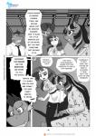 2015 anthro anthrofied comic computer dialogue digital_media_(artwork) dragon electronics english_text equid equine fangs female friendship_is_magic greyscale group hasbro hi_res horn laptop male mammal monochrome my_little_pony mythological_creature mythological_equine mythological_scalie mythology pia-sama pupils rarity_(mlp) scalie slit_pupils speech_bubble spike_(mlp) teeth text twilight_sparkle_(mlp) unicorn url