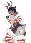Rating: e
ID: 5545944
Date: 2025-05-03 10:36:58 -0400
Status: active
Score: 79
andromorph anthro antlers armwear bell bell_collar bodily_fluids brown_body brown_fur christmas christmas_armwear christmas_clothing christmas_legwear clothing collar cum cum_on_body cum_on_face deer fur genital_fluids genitals hi_res holidays horn intersex jingle_bell jingle_bell_collar legwear looking_at_viewer lying mammal markings multicolored_body multicolored_fur new_world_deer on_side pussy reindeer scut_tail short_tail solo spots spotted_body spotted_fur tail thigh_highs tongue white_body white_fur zackusy post #5545944