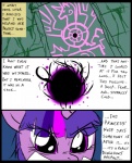 2012 clothed clothing comic dialogue digital_media_(artwork) english_text equid equine female feral friendship_is_magic fur hair hasbro horn magic mammal metal_(artist) multicolored_hair my_little_pony mythological_creature mythological_equine mythology purple_body purple_eyes purple_fur purple_hair solo text twilight_sparkle_(mlp) two_tone_hair unicorn