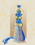 Rating: s
ID: 2850414
Date: 2021-07-27 16:30:59 -0400
Status: active
Score: 15
4_fingers 4_toes anthro belly_dancer blue_body breasts clothed clothing dragon european_mythology feet female fingers hi_res jewelry looking_at_viewer mythological_creature mythological_scalie mythology potionmastercernun scalie signature smile solo standing tail toes western_dragon wingless_dragon yellow_eyes post #2850414
