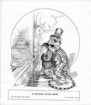 Rating: s
ID: 5575987
Date: 2025-05-16 05:10:07 -0400
Status: pending
Score: 1
1913 20th_century ancient_art anthro biped black_and_white black_text bottomwear bowler_hat cake caption charles_bartholomew charles_murphy clothing cold currency_symbol dated dessert dollar_sign duo english_text eye_patch eyewear felid food grate hat headgear headwear hi_res human jacket male mammal minneapolis_journal monochrome name_on_hat necktie pantherine pants paper pastry pattern_bottomwear pattern_clothing pattern_jacket pattern_pants pattern_topwear pie signature steam store_window striped_bottomwear striped_clothing striped_jacket striped_pants striped_topwear stripes symbol tammany_tiger text tiger tongue tongue_out top_hat topwear window post #5575987
