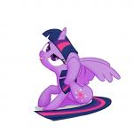 1:1 2016 2d_animation animated cutie_mark derp_eyes equid equine feathered_wings feathers female feral friendship_is_magic hair hasbro horn mammal megamanhxh multicolored_hair my_little_pony mythological_creature mythological_equine mythology nude purple_eyes purple_hair scratching short_playtime simple_background sitting smile solo tongue tongue_out twilight_sparkle_(mlp) white_background winged_unicorn wings