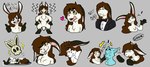 absurd_res female hare hi_res lagomorph leporid mammal rabbit sticker telegram