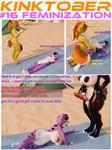 3:4 3d_(artwork) abel_(haolde) absurd_res anthro big_breasts big_nipples black_nipples blender_cycles breast_growth breasts canid canine canis collar collar_only comic_panel digital_media_(artwork) domestic_dog english_text equid equine erection expansion eyewear feminization fish gender_transformation genitals good_girl growth gynomorph haolde haolde_(character) hi_res hip_expansion horse huge_breasts huge_nipples hybrid injection intersex intersex/intersex kinktober male mammal marine mtg_transformation mti_transformation nipples nude open_mouth penis penis_shrinking profanity shark small_penis smutty_(n'hornyxvi) submissive sunglasses syringe text tongue tongue_out transformation wolf