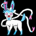 1:1 2016 accessory alpha_channel ambiguous_gender ashurak blue_body blue_fur digital_media_(artwork) eeveelution fangs feral fur generation_6_pokemon hair_accessory happy low_res nintendo open_mouth pixel_(artwork) pokemon pokemon_(species) purple_eyes ribbons shiny_pokemon simple_background solo sprite_art sylveon teeth transparent_background white_body white_fur