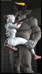 2022 3d_(artwork) 5_fingers abs anthro anthro_on_anthro balls bovid bovine breasts butt carrying_another carrying_partner cattle daao_(petruz) digital_media_(artwork) duo erection feet female fingers fur genitals grey_body grey_fur hair hand_on_back hand_on_leg hi_res humanoid_feet humanoid_hands kinktober larger_male leg_grab male male/female mammal murid murine muscular muscular_anthro muscular_male nipples nude penis petruz_(copyright) plantigrade rat reindeerviking rodent shizu_(petruz) size_difference smaller_female source_filmmaker_(artwork) tail tail_around_penis tail_fetish tail_play white_body white_fur white_hair