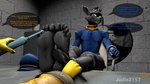 16:9 3d_(artwork) 4k 5_toes absurd_res anthro barefoot bdsm bondage bound canid canine captured carmelita_fox clothed clothing cuff_(restraint) digital_media_(artwork) dominant dominant_female duo feet female foot_fetish foot_focus fox fully_clothed handcuffs hi_res humanoid_feet interrogation justin2157_(nebelfoxy) laugh legs_up male male/female mammal metal_cuffs plantigrade procyonid raccoon restraints rope shackles sitting sly_cooper sly_cooper_(series) soles sony_corporation sony_interactive_entertainment source_filmmaker_(artwork) submissive submissive_male sucker_punch_productions tickle_torture tickling toe_restraints toes toes_tied warfare_carmelita warfare_machine warfare_sly_cooper widescreen