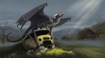 Rating: s
ID: 4663705
Date: 2024-03-17 13:12:22 -0400
Status: active
Score: 61
abandoned abandoned_building absurd_res ambiguous_feral ambiguous_gender black_body car claws dead_tree deltablackk detailed_background digital_media_(artwork) dragon european_mythology feral fog foggy_background grass hi_res horn light male_(lore) mazrogal membrane_(anatomy) membranous_wings mythological_creature mythological_scalie mythology plant quadruped scales scalie sky solo sunrise tail tree vehicle village western_dragon wings post #4663705