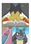 2023 absurd_res anthro anthro_on_anthro anthro_penetrated anthro_penetrating anthro_penetrating_anthro black_body black_fur blue_body blue_fur blush bodily_fluids braixen cervix comic duo english_text female female_penetrated foreskin fur generation_4_pokemon generation_6_pokemon genital_fluids genitals hi_res humanoid_genitalia humanoid_penis internal internal_vaginal interspecies looking_pleasured lucario male male/female male_penetrating male_penetrating_female nintendo open_mouth penetration penile penile_penetration penis penis_in_pussy pokemon pokemon_(species) pussy pussy_juice_on_penis red_eyes saliva saliva_string sex sweat sweatdrop teeth text tongue urethra uterus vaginal vaginal_fluids vaginal_penetration white_body white_fur winick-lim yellow_body yellow_fur