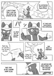 2017 ambiguous_gender anthro comic dialogue domestic_cat doukutsunezumi english_text felid feline felis hard_translated hi_res japanese_text kemono kuroneko_(doukutsunezumi) mammal monochrome right_to_left text third-party_edit translated translation_edit