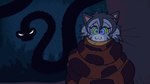 16:9 2022 animal_crossing animated anthro blue_body blue_fur brown_body brown_scales coiling domestic_cat dominant dominant_feral duo felid feline felis female female_anthro feral fur hair hi_res hypnosis hypnotic_eyes indian_python kaa_(jungle_book) lolly_(animal_crossing) male male_feral mammal mind_control nintendo oral outletdraws python python_(genus) reptile ringed_eyes scales scalie short_playtime smile snake solo spiral_eyes text the_jungle_book widescreen