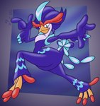 Rating: s
ID: 5600463
Date: 2025-05-26 18:05:10 -0400
Status: active
Score: 5
abstract_background alternate_version_at_paywall ambiguous_gender anthro avian bird blue_body blue_eyes blue_feathers digital_drawing_(artwork) digital_media_(artwork) feathers gavanzude generation_9_pokemon hi_res jumping looking_down markings nintendo pokemon pokemon_(species) pokemorph pose quaquaval red_markings signature small_waist solo sonic_adventure_pose teal_markings white_markings wide_hips post #5600463