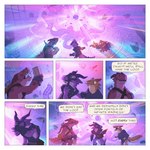 1:1 2022 anthro arbalist clothed clothing comic crossbow detailed_background dialogue dungeons_and_dragons english_text group hasbro hi_res kobold male mask purple_body purple_clothing purple_robe purple_skin ranged_weapon red_body red_skin robe saintmonstre scalie speech_bubble text weapon wizards_of_the_coast yellow_body yellow_skin