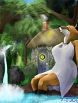Rating: s
ID: 5362561
Date: 2025-02-09 20:26:38 -0500
Status: active
Score: 4
3:4 absurd_res anthro black_body black_fur breasts brown_body brown_eyes brown_fur canid canine chimney cleavage clothed clothed_female clothing cottage countershade_face countershade_neck countershading dappled_light dress female flower forest forest_background fox fur gotadraw grass hi_res jewelry leg_markings legs_in_water mammal markings nature nature_background necklace orange_body orange_fur plant pond pupils rock slit_pupils smile smoke socks_(marking) solo tree trisha_(gotadraw) waterfall white_body white_fur post #5362561