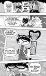 anthro avian bird bowl_cut chicken comic crowd daigaijin dialogue duo english_text furryfight_chronicles galliform gallus_(genus) golgadoo group hi_res male mammal phasianid procyonid raccoon speech_bubble stonker tagme text