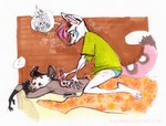 Rating: s
ID: 5400227
Date: 2025-02-27 00:07:51 -0500
Status: active
Score: 13
2013 american_opossum anthro bed bed_sheet bedding body_drawing bone canid canine clothed clothed_anthro clothed_female clothing cute_fangs dated drawing drawing_on_body duo ear_piercing english_text eyes_closed facial_piercing fangs female fire fukari furniture hair heart_symbol holding_marker holding_object looking_at_another lying lying_on_bed male male/female mammal marker marker_(artwork) marsupial nose_piercing on_bed on_front panties piercing septum_piercing shirt signature simple_background sitting_on_another skull sleeping sound_effects speech_bubble t-shirt tail teeth text tongue tongue_out topless topless_anthro topless_male topwear traditional_media_(artwork) underwear virginia_opossum vowelless vowelless_sound_effect zzz post #5400227