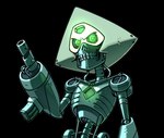 Rating: s
ID: 5606160
Date: 2025-05-29 03:50:38 -0400
Status: pending
Score: 5
alpha_channel alternate_species ambiguous_gender anterior_nasal_aperture cartoon_network discount-supervillain glowing glowing_eyes green_eyes gun humanoid machine not_furry peridot_(steven_universe) pseudo_hair ranged_weapon robot robot_humanoid simple_background solo steven_universe teeth transparent_background weapon post #5606160