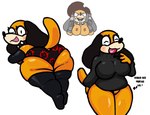 Rating: e
ID: 4874802
Date: 2024-06-24 04:51:57 -0400
Status: active
Score: 28
2024 anthro armwear big_butt black_armwear black_clothing black_collar black_elbow_gloves black_gloves black_handwear black_legwear black_panties black_sweater black_thigh_highs black_topwear black_underwear breasts butt canid canine canis clothing collar domestic_dog duck_hunt duck_hunt_dog elbow_gloves eyes_closed female front_view gloves handwear hat headgear headwear holding_object holding_weapon huntress_(lewdewott) legwear lewdewott looking_at_viewer looking_back looking_back_at_viewer lying mammal nintendo nipples on_front one_eye_closed open_mouth orange_body panties raised_tail rear_view simple_background spiked_collar spikes standing sweater tail thick_thighs thigh_highs tongue tongue_out topwear underwear weapon white_background wink winking_at_viewer post #4874802