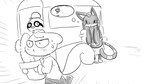 16:9 2023 animal_crossing ankha_(animal_crossing) anthro blush cactus clothing digital_drawing_(artwork) digital_media_(artwork) domestic_cat dragonweirdo elemental_creature felid feline felis flora_fauna greyscale group hair hair_over_eyes hi_res hoodie leif_(animal_crossing) male mammal market_stall markings marshal_(animal_crossing) monochrome nervous nervous_sweat nintendo outside pilosan plant rodent running_away sciurid sketch sloth striped_markings striped_tail stripes tail tail_markings topwear tree_squirrel trio uraeus widescreen xenarthran