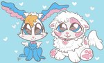 Rating: s
ID: 5582987
Date: 2025-05-19 02:31:35 -0400
Status: active
Score: 1
555bunnies :3 ambiguous_gender angel blue_body blue_fur collar duo feathered_wings feathers feral fur hasbro hi_res lagomorph leporid littlest_pet_shop mammal pawpads paws rabbit sitting toony white_body white_fur wings post #5582987