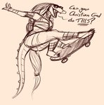 Rating: s
ID: 4792816
Date: 2024-05-19 04:54:01 -0400
Status: active
Score: 77
2024 accessory ammit ammit_(moon_knight) anklet anthro armlet asking asking_viewer barefoot big_hair big_mouth_(anatomy) biped black_text bracelet chest_wraps clothed clothed_anthro clothed_female clothing crocodile crocodilian deity dialogue digital_drawing_(artwork) digital_media_(artwork) egyptian_mythology english_text extended_arm extended_leg eyewear feet female fingers goolee hair hair_accessory hair_ring hi_res humor jewelry long_hair looking_at_viewer marvel marvel_cinematic_universe middle_eastern_mythology monochrome moon_knight_(series) mythology open_mouth open_smile reptile scalie sepia skateboard skateboarding sketch smile smiling_at_viewer snout solo spiked_tail spikes spikes_(anatomy) sunglasses tail talking_to_viewer teeth text text_emphasis thick_neck thick_thighs underline vehicle wearing_sunglasses wraps yes-no_question post #4792816
