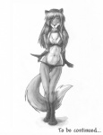 anthro bikini biped blush bra breasts camel_toe canid canine casting_couch_series chest_tuft clothed clothing eyes_closed female fox fur greyscale mammal monochrome navel nipple_outline panties pusspuss shy sketch skimpy solo standing swimwear tail tight_clothing tuft two-piece_swimsuit underwear undressing