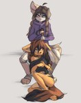 Rating: s
ID: 4058642
Date: 2023-05-18 04:51:29 -0400
Status: active
Score: 119
2023 4_toes ahoge anthro apogee_(tinygaypirate) barefoot braided_hair breasts bridge_piercing canid canine canis claws clothed clothing clothing_cord digital_media_(artwork) domestic_dog drawstring drawstring_topwear duo ear_piercing ear_ring facial_piercing feet female female_anthro floppy_ears fur hair hi_res hood hoodie kemono long_hair mammal navel nose_piercing off_shoulder panties pantsless paws personal_grooming piercing ring_piercing small_breasts social_grooming spitz styling_hair surface_piercing tail tattoo tinygaypirate toe_claws toes topwear underwear post #4058642
