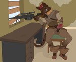 Rating: e
ID: 5042653
Date: 2024-09-10 22:41:16 -0400
Status: active
Score: 86
absurd_res addiekilos anthro bethesda_game_studios bodily_fluids canid canine clothing cum erection fallout genital_fluids genitals gun hi_res holding_gun holding_object holding_ranged_weapon holding_weapon male mammal microsoft ncr_(fallout) night_stalker_(fallout) public public_erection ranged_weapon reptile rifle scalie skele_(skelebot) smile snake sniper sniper_rifle solo uniform weapon post #5042653