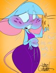 Rating: s
ID: 4233259
Date: 2023-08-14 18:17:03 -0400
Status: active
Score: 36
2023 anthro artist_name belly big_cheeks biped black_text blue_body blue_eyes blue_fur blue_hair blush blushing_profusely bottomwear breasts buckteeth chewing clothed clothing colored crop_top crumbs dialogue digital_drawing_(artwork) digital_media_(artwork) drawstring drawstring_bottomwear eating eating_food ellipsis english_text eye_through_hair eyebrow_through_hair eyebrows eyelashes eyelashes_through_hair female fingers freckles fur hair hi_res holding_cheese house_mouse mammal mia_mouse midriff mouse mouse_tail murid murine navel open_mouth outline_speech_bubble pants pear-shaped_figure pink_inner_ear pink_tail potbelly puffed_cheeks purple_blush purple_bottomwear purple_clothing purple_crop_top purple_pants purple_shirt purple_topwear rodent shirt signature silentjack simple_background slightly_chubby slightly_chubby_anthro slightly_chubby_female solo speech_bubble standing sweatpants tail talking_to_self teeth text thick_thighs tongue topwear translucent translucent_hair weight_conscious weight_gain whiskers white_drawstring white_text wide_hipped_female wide_hips yellow_background post #4233259