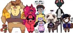 2020 :| ambiguous_gender animal_crossing anthro apron artist_collaboration bear big_breasts biped black_clothing black_shirt black_tank_top black_topwear blonde_hair bodily_fluids bottomless bottomless_anthro bottomless_female bottomless_male breasts broad_shoulders brown_body brown_fur brown_hair brown_tail canid canine canis character_request circle_eyebrows clothed clothing color_swatch colored dialogue digital_drawing_(artwork) digital_media_(artwork) dippyschtick domestic_cat domestic_dog drawpile_(artwork) english_text extreme_size_difference eyebrows eyelashes fan_character featureless_crotch felid feline felis female female_anthro flying_sweatdrops front_view fruttikiwi full-length_portrait fur gafagear grin group hair half-length_portrait hi_res invdrscar jacket kardboardian kardboardian_(sona) kenjo larger_anthro larger_female larger_male long_hair male male_anthro mammal micro murid murine muscular muscular_anthro muscular_male naturally_censored nintendo noseless partially_clothed pink_apron pink_clothing pink_plaid pinkybowtie plaid pointy_ears portrait prick_ears purple_body purple_fur rat red_body red_ears red_fur red_hair rodent sciurid shirt signature simple_background size_difference slightly_chubby slightly_chubby_anthro slightly_chubby_female smaller_ambiguous smaller_anthro smaller_female smaller_male smile speech_bubble standing sweat sweatdrop tail tan_body tan_fur tank_top teeth text thick_thighs third-party_edit three-quarter_view toon_michaela topwear toxicsoul77 tree_squirrel white_background white_cheeks white_eyebrows white_hair wide_hipped_anthro wide_hipped_female wide_hipped_male wide_hips yellow_clothing yellow_jacket_(clothing) yellow_topwear