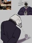 Rating: s
ID: 4246600
Date: 2023-08-21 15:52:06 -0400
Status: active
Score: 24
ambiguous_gender bodily_fluids camera camera_head cctv classy climaxel clothing for_a_head humanoid humor looking_at_another looking_down necktie object_head panasonic reference_image scared security security_camera sketch solo suit sweat post #4246600