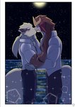 Rating: s
ID: 5351699
Date: 2025-02-04 16:22:19 -0500
Status: active
Score: 20
absurd_res age_difference anthro arcanine beach blush comic countershading duo english_text entei entei_(shinobiya) full_moon generation_1_pokemon generation_2_pokemon glistening_background hair hand_on_chest hands_on_waist hi_res kiss_on_lips kissing legendary_pokemon male male/male moon nintendo pokemon pokemon_(species) ponytail romantic romantic_couple shinobiya size_difference sky sparkles star starry_sky text windy_(shinobiya) post #5351699