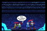 absolutedream animated animated_comic animated_skeleton asriel_dreemurr bone boss_monster_(undertale) bovid caprine comic dialogue english_text frisk_(undertale) human lizard mammal monster_kid papyrus_(undertale) raining reptile sans_(undertale) scalie short_playtime skeleton text umbrella undead undertale undertale_(series) walking